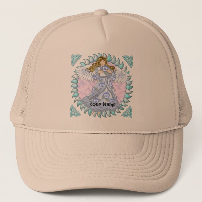 Gorra De Camionero Ángel pansy (Anverso)
