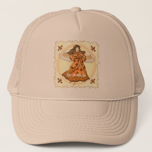 Gorra De Camionero Ángel real (Anverso)
