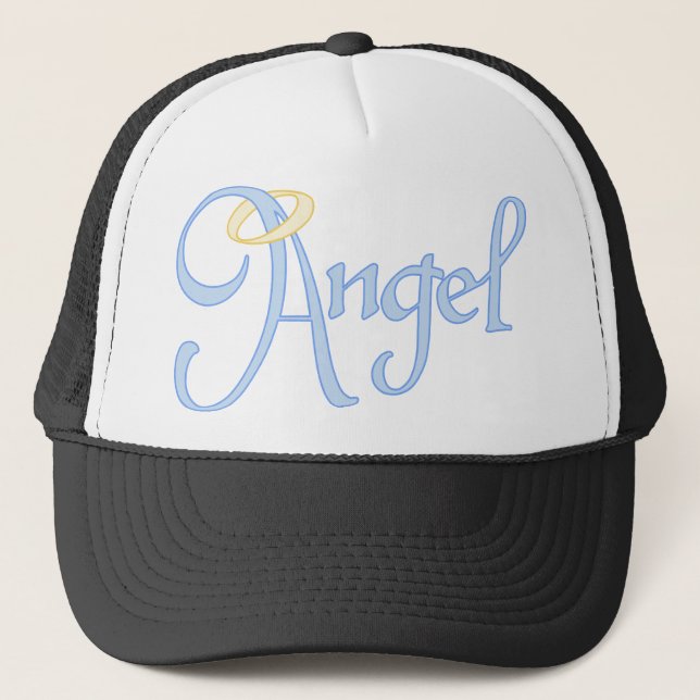 Gorra De Camionero Angel Text (Anverso)