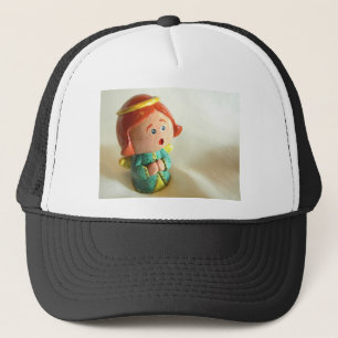 Gorra De Camionero Ángel verde II