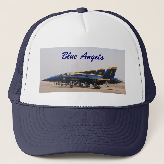 Gorra De Camionero Ángeles azules, ángeles azules (Anverso)