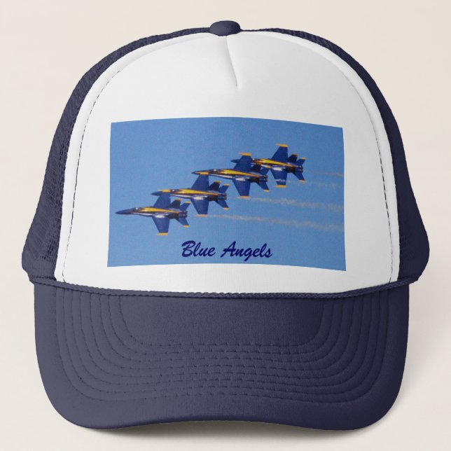 Gorra De Camionero Ángeles azules, ángeles azules (Anverso)