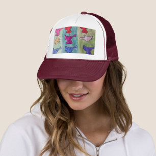 Gorra De Camionero Ángeles de Navidad con trompetas