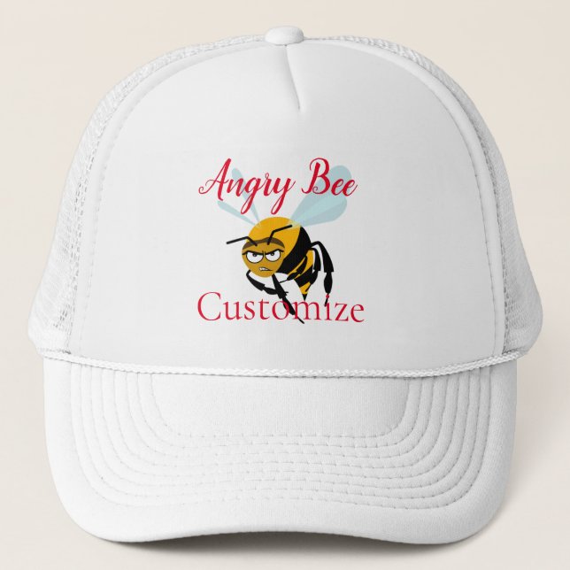 Gorra De Camionero Angry Bee Thunder_Cove (Anverso)