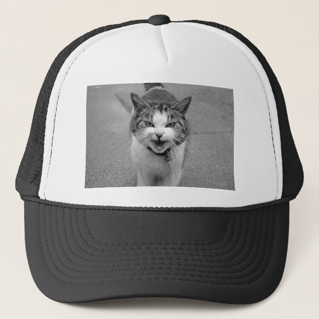 Gorra De Camionero Angry Cat (Anverso)