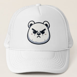 Gorra De Camionero Angry Polar Bear Design