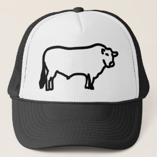 Gorra De Camionero angus negro grande