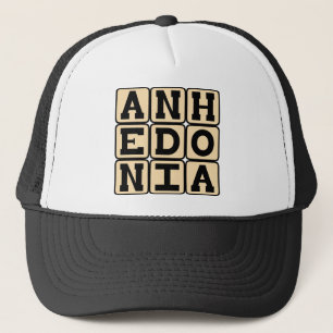 Gorra De Camionero Anhedonia, Incapacidad para Experimentar Placer