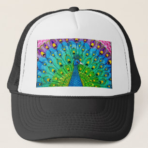 Gorra De Camionero Animación de pájaro de Peacock