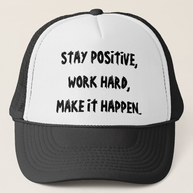 GORRA DE CAMIONERO ANIMACIÓN POSITIVA (Anverso)