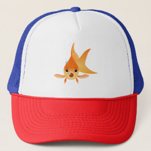 Gorra De Camionero Animal de pez dorado