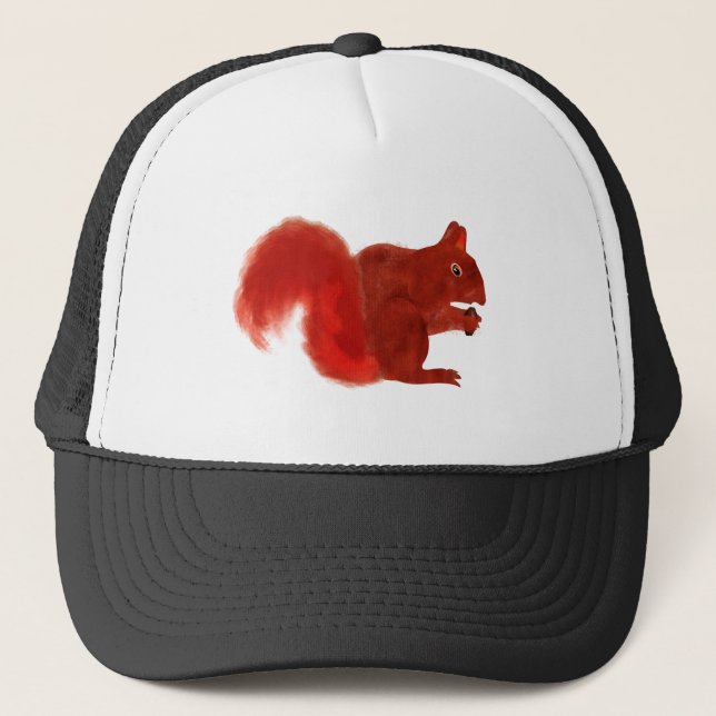 Gorra De Camionero Animal de Red Squirrel (Anverso)