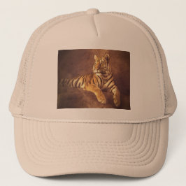 Gorra De Camionero Animal del tigre