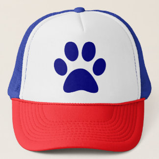 Gorra De Camionero animales de impresión azul T-Shirt