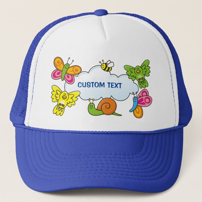 Gorra De Camionero Animales para bebés (Anverso)