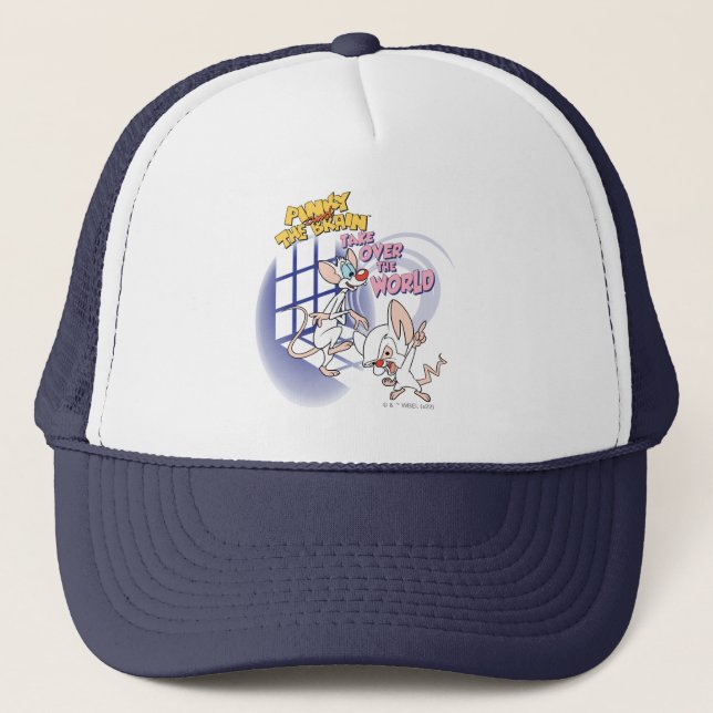 Gorra De Camionero Animaniacs | Asumir El Gráfico Mundial (Anverso)