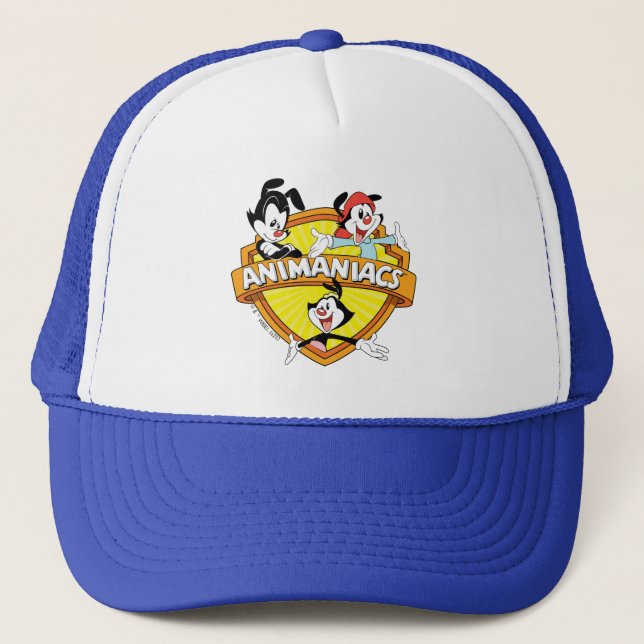 Gorra De Camionero Animaniacs | Warner Brothers & Sister WB Shield (Anverso)