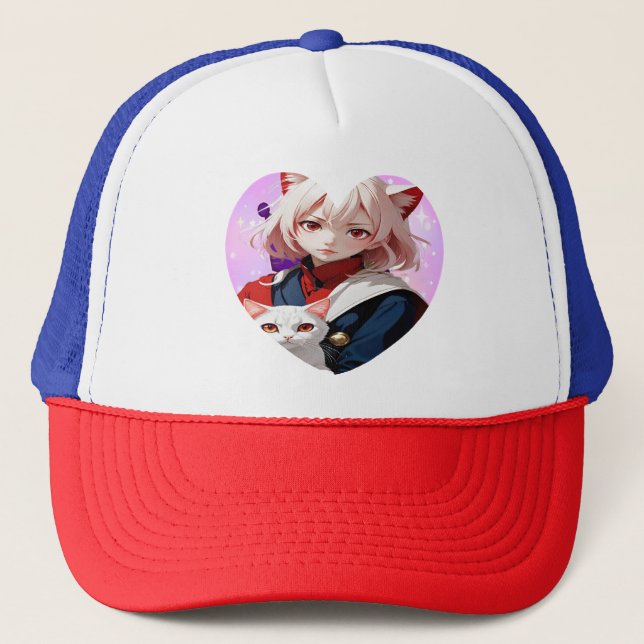 Gorra De Camionero  Anime Soul & Feline Eyes (Anverso)