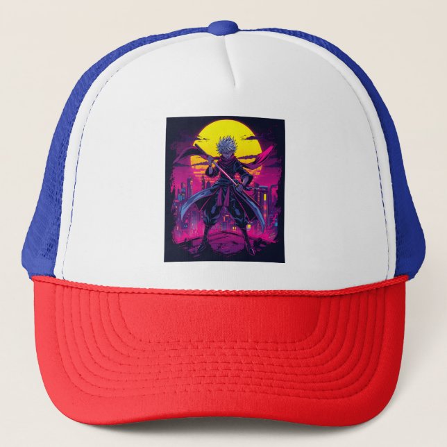 Gorra De Camionero Anime Violet - Estética audaz y soñadora (Anverso)