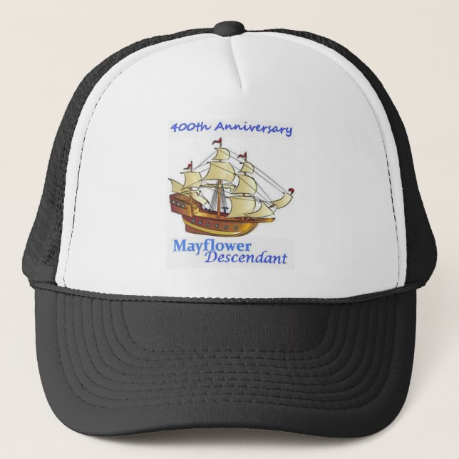 Gorra De Camionero Aniversario del velero del descendiente de (Anverso)