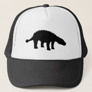 Gorra De Camionero Ankylosauro Dino Dinosaur Silhouette
