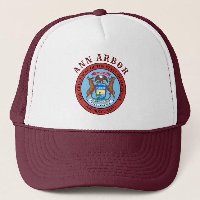 Gorra De Camionero Ann Arbor, Michigan (Anverso)