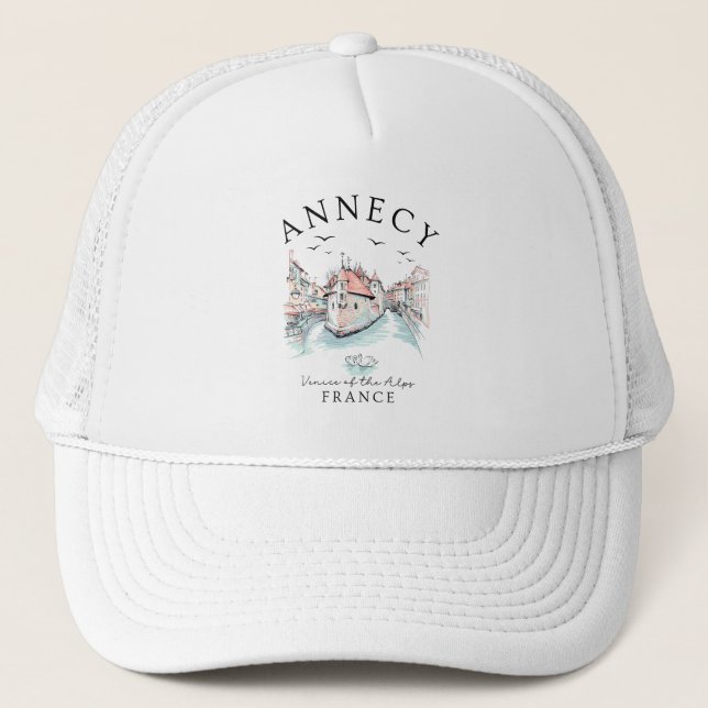Gorra De Camionero Annecy France – Travel Souvenir (Anverso)