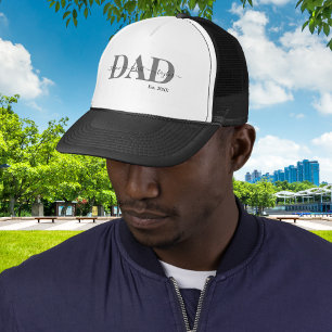 Gorra De Camionero Año de los nombres de papá con niños