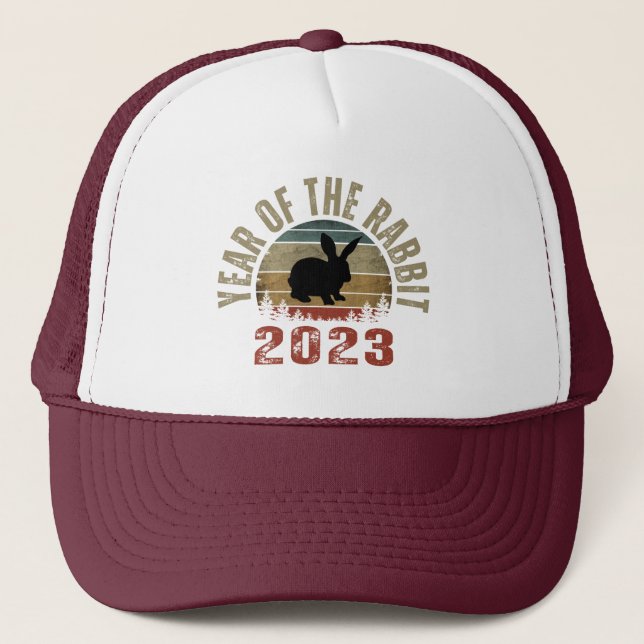 GORRA DE CAMIONERO AÑO DEL CONEJO 2023  (Anverso)