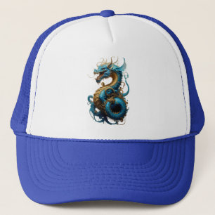 Gorra De Camionero Año del Dragón Azul 2024