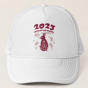 Gorra De Camionero Año Nuevo Chino 2023 - Año del Conejo