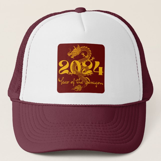 Gorra De Camionero Año Nuevo Chino 2024 (Anverso)