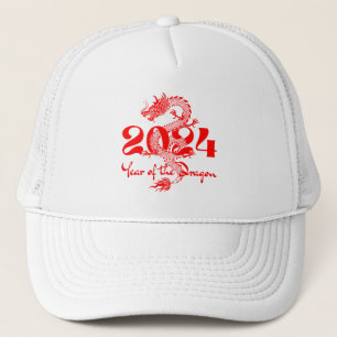 Gorra De Camionero Año Nuevo Chino 2024 del Dragón