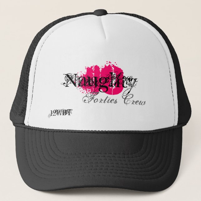 Gorra De Camionero Años 40 traviesos 12WBT (Anverso)