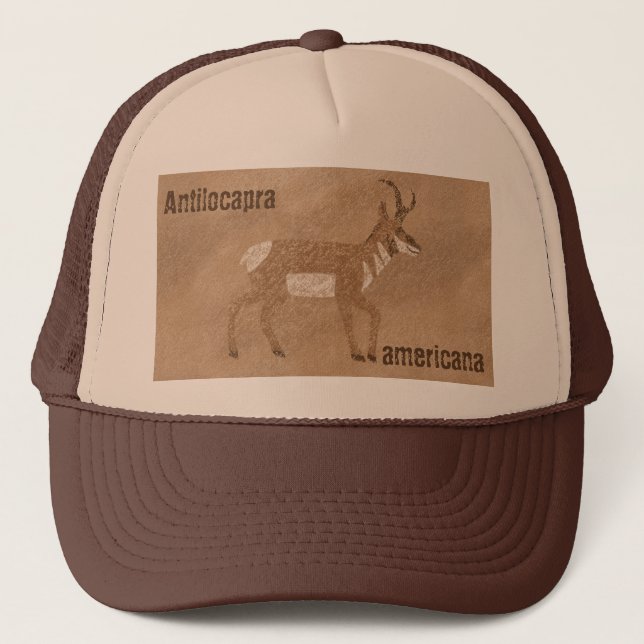 Gorra De Camionero Antelope del suroeste de Pronghorn (Anverso)