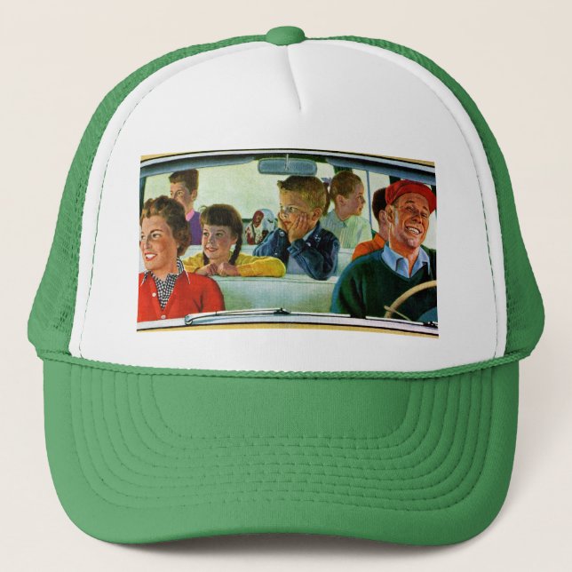 Gorra De Camionero Antes, durante y después de comida campestre (Anverso)