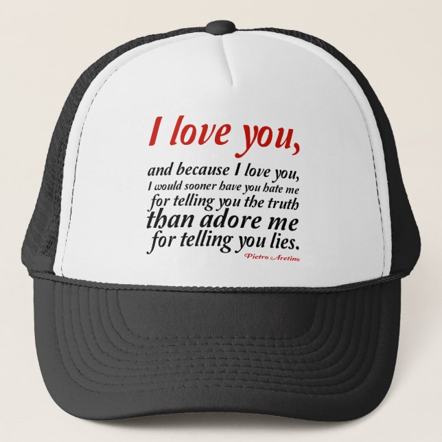 Gorra De Camionero Antes Tendría Que Odiarme (Anverso)