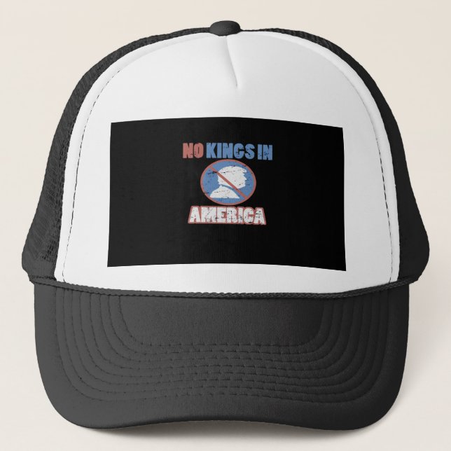 Gorra De Camionero Anti- No Kings In America Classic (Anverso)