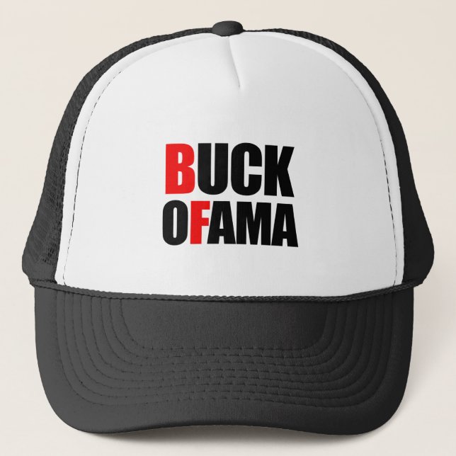 Gorra De Camionero Anti-Obama - CAMISETA del DÓLAR OFAMA (Anverso)