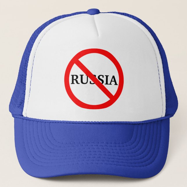 Gorra De Camionero Anti-Rusia (Anverso)