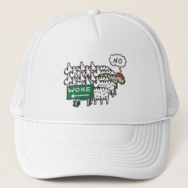 Gorra De Camionero Anti Woke (Anverso)