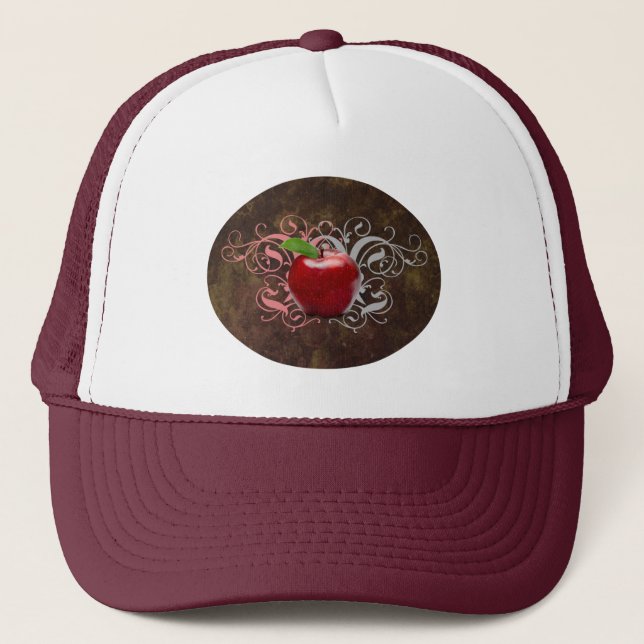 Gorra De Camionero Antiguo Apple (Anverso)