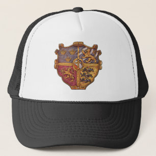 Gorra De Camionero Antiguo Escudo de Armas de Suecia