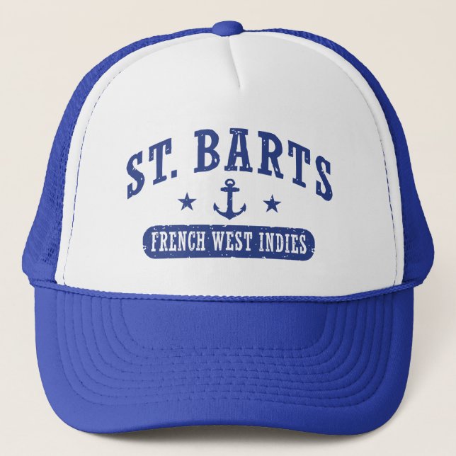 Gorra De Camionero Antillas Francesas de St. Barts (Anverso)