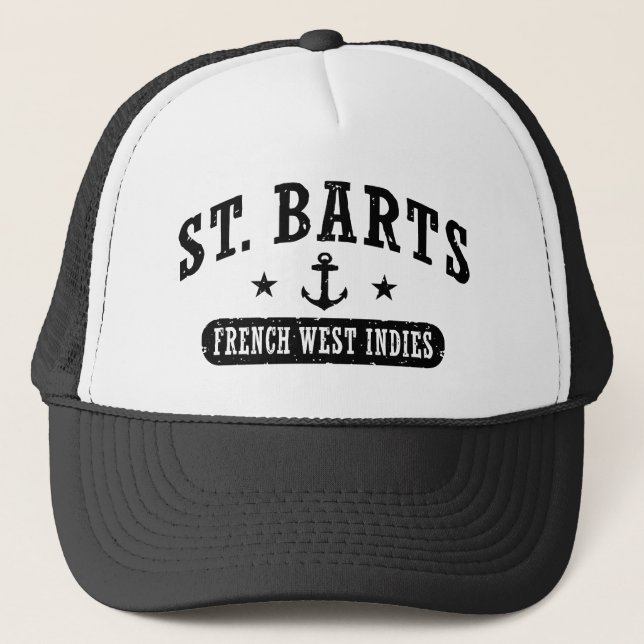 Gorra De Camionero Antillas Francesas de St. Barts (Anverso)