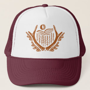 Gorra De Camionero Antler Forest Design