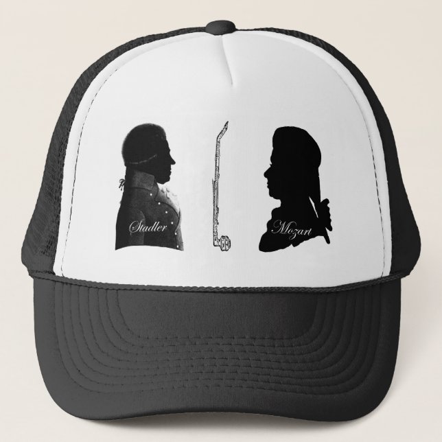 Gorra De Camionero Anton Stadler y W.A. Mozart (Anverso)
