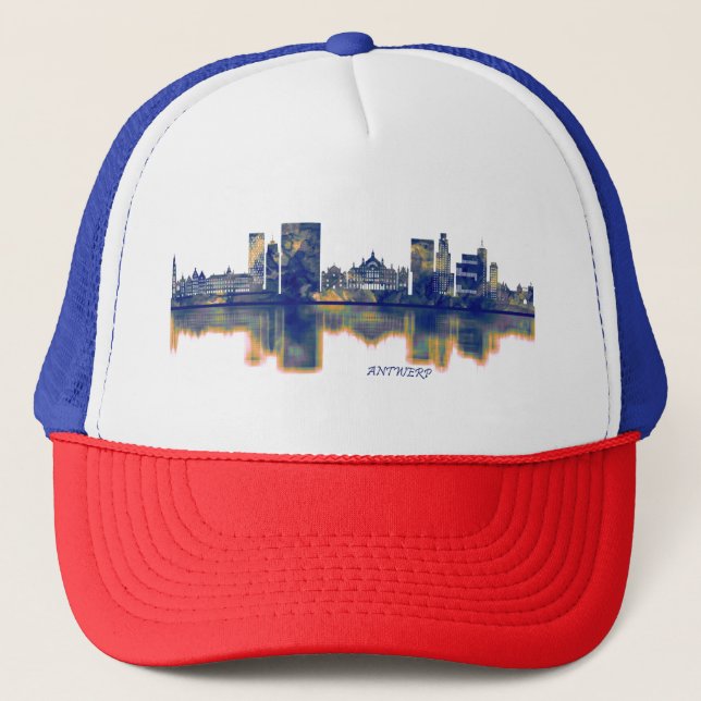 Gorra De Camionero Antwerp Skyline (Anverso)