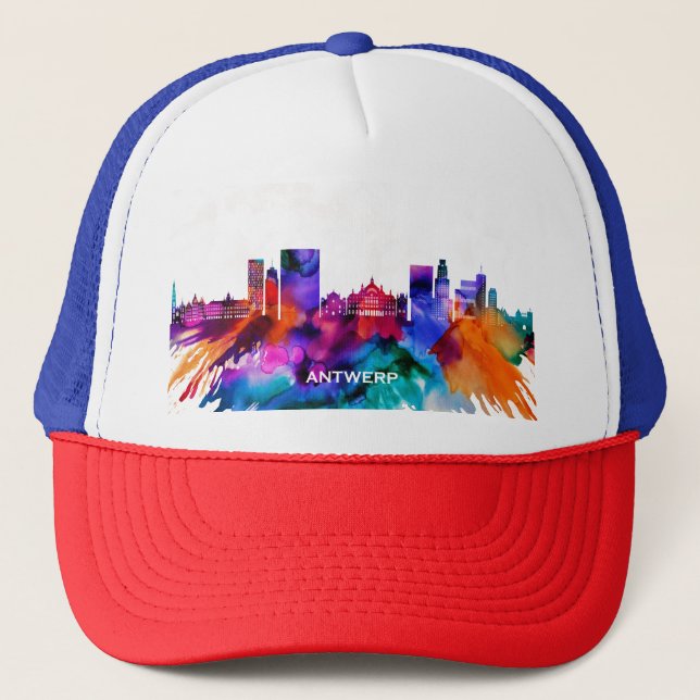 Gorra De Camionero Antwerp Skyline (Anverso)