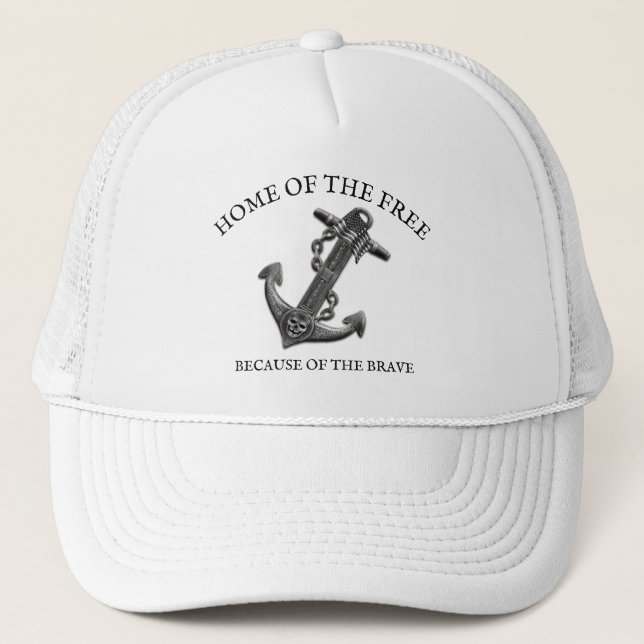 Gorra De Camionero Anuncio de la bandera patriotera estadounidense pi (Anverso)